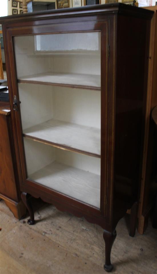 Mahogany glass framed china cabinet